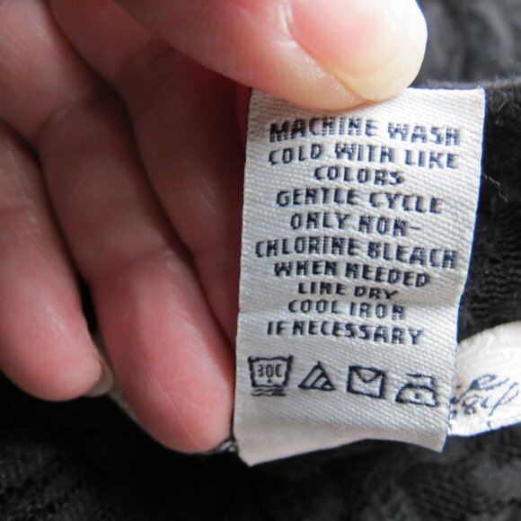 American Rag Cie Black Lace Blazer/Jacket 1/2 Sleeve Soft Size XL - Picture 11 of 11